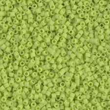 Miyuki delica beads 15/0 - Matted opaque chartreuse DBS-763